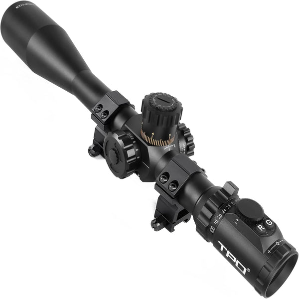 KT12-60X60SAL Long Range Rifle Scope 35Mm Tube Side Parallax Adjustment with Scope Rings
