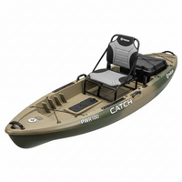 Fishing Kayak Built for Motor Ready Performance, 10 Ft Sit-On-Top, 450 lb Capacity, Ergo360 Seating