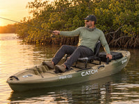 Catch PWR 100 - Sit-On-Top Fishing Kayak - Ergo360 Seating System - 10 Ft — Lifestyle